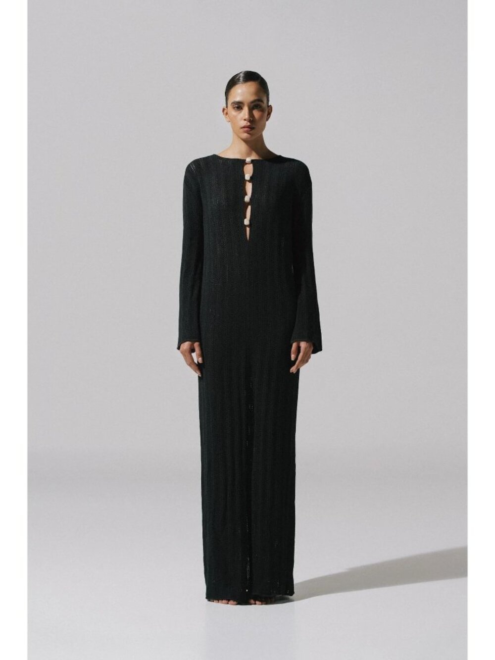 Baobab Mamu Maxi Dress Black Womens Size Small